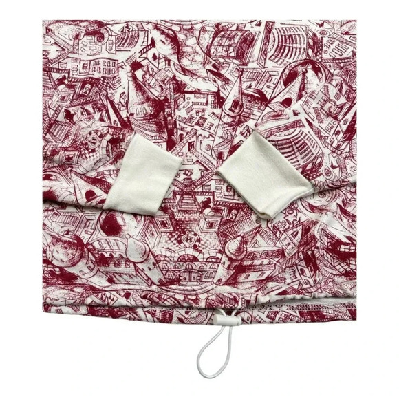 Harry Potter Hogwarts Marauders Map Crop Sweater Size Small - Picture 4 of 11